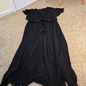 Shein Curve 4XL Black Dress